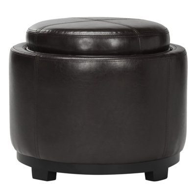 Maiden Vegan Leather Storage Ottoman