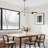 Lakendria 2-Light Dimmable Unique Modern Linear Chandelier
