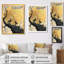 «Gothic Crow Under A Golden Moon I», art mural encadré-807314070-807314090-807314064
