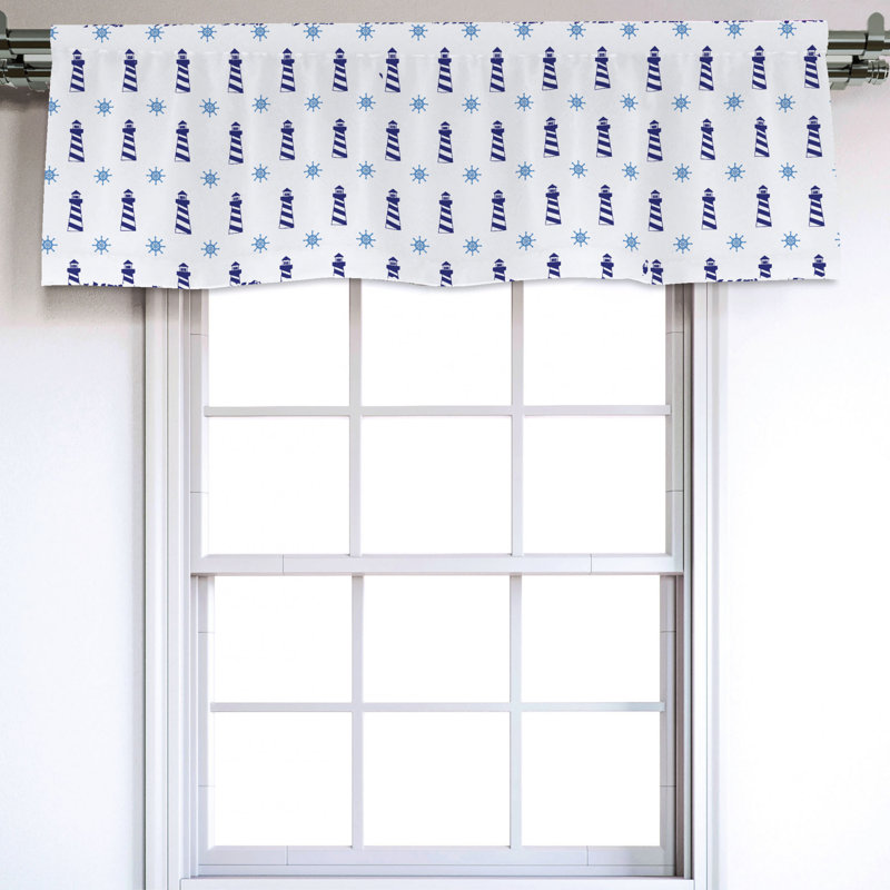 Sateen Ruffled Window Valance