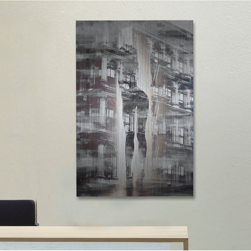 Arches et colonnes par Parvez Taj - reproduction, H 60 po x l 40 po