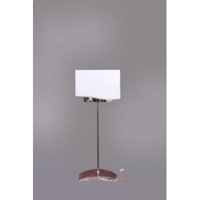 Lampe de table de chevet chromé 50 po Herr