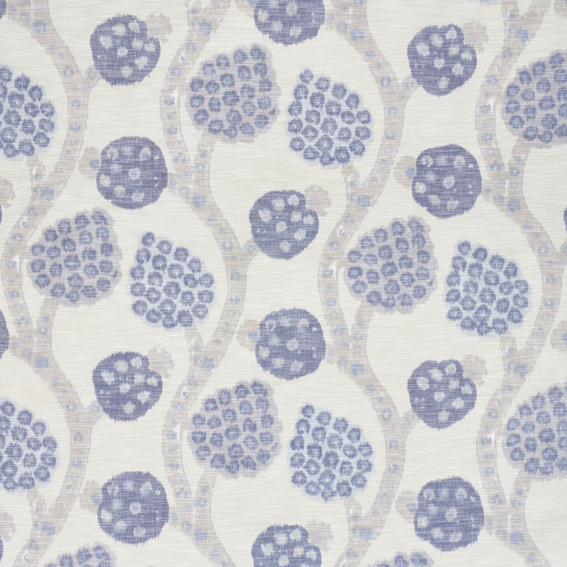 Annabel Warp Print Fabric, Blue