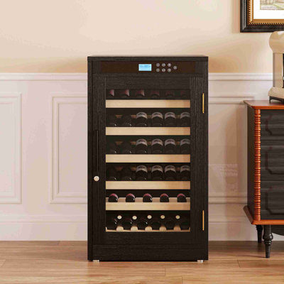 LED Touch Screen Display Constant Temperature Wine Cabinet