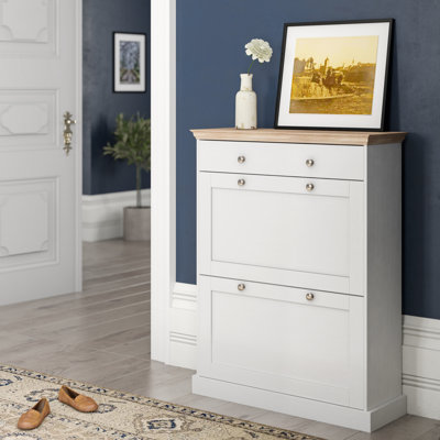 Bruce 12 Pair Shoe Storage Cabinet