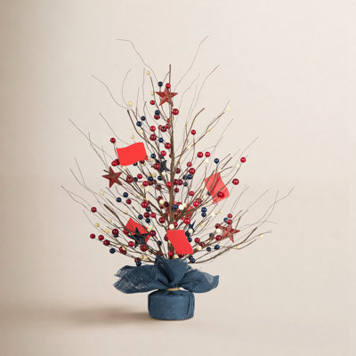 Patriotic/American Berry Table Tree