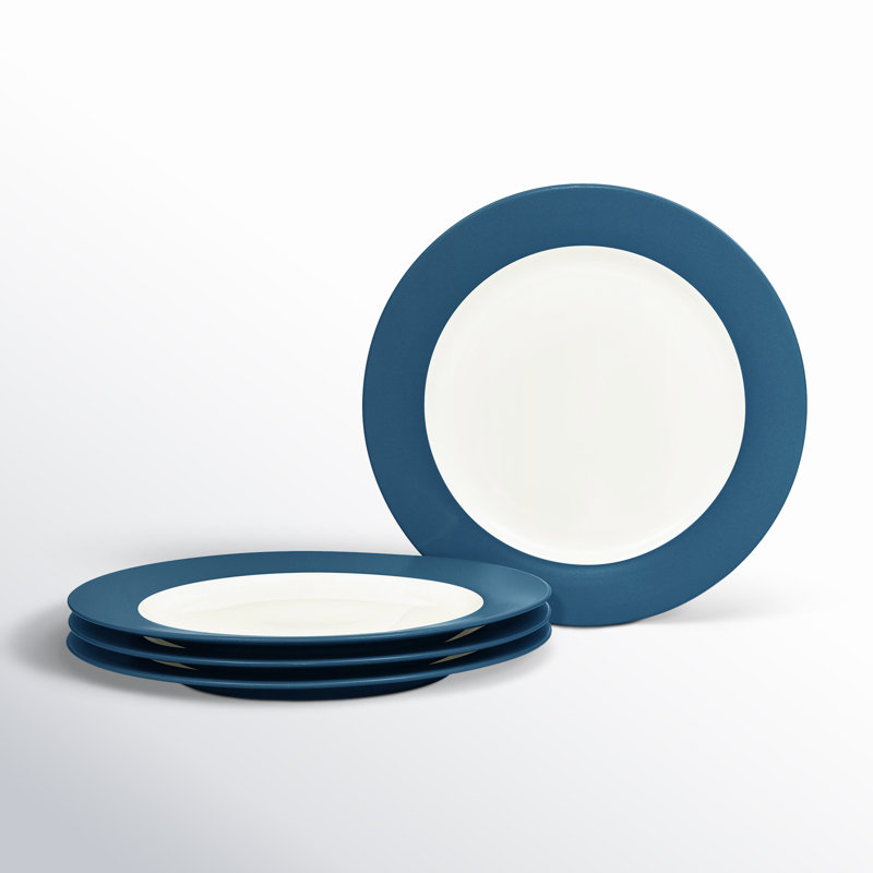 Noritake Colorwave Rim Salad Plates, 8-1/4", Blue