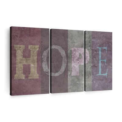 " Hope Typography Sign "