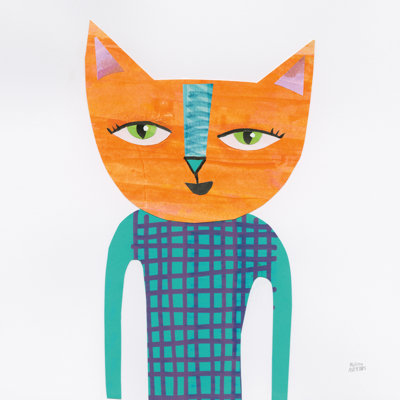 Cool Cats II by Melissa Averinos - Wrapped Canvas Painting