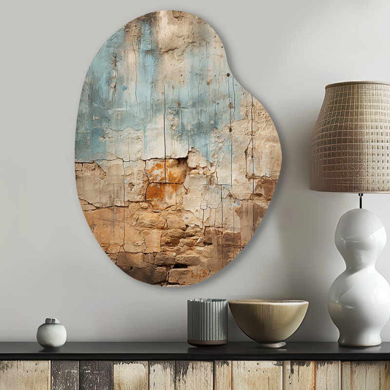 Kylisia - Judaïsme en forme de poire, art mural en métal asymétrique, H 30 po x l 22 po