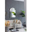 24 "x 36" miroir arqué noir avec cadre en métal, miroir mural pour le vestibule de chambre à coucher de salon