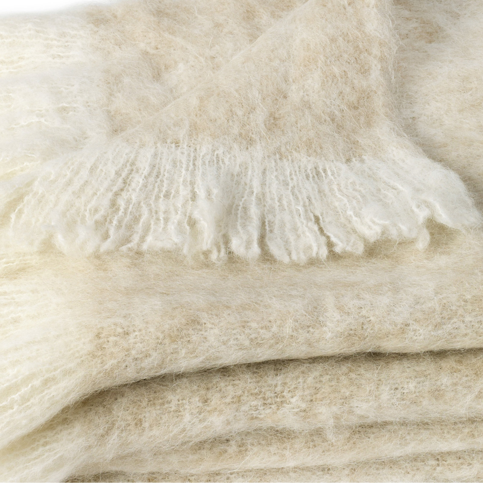 Kennon Hand Woven Throw Blanket, Sand