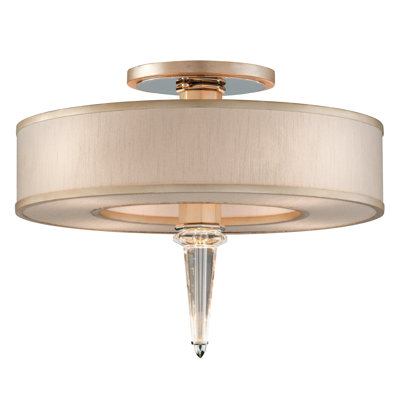 Plafonnier semi-encastré Harlow à 8 lumières