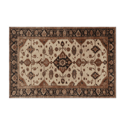 Tapis d'intérieur et d'extérieur brun Persian