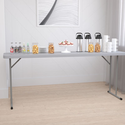 Parker Rectangular Plastic Folding Training and Event Table