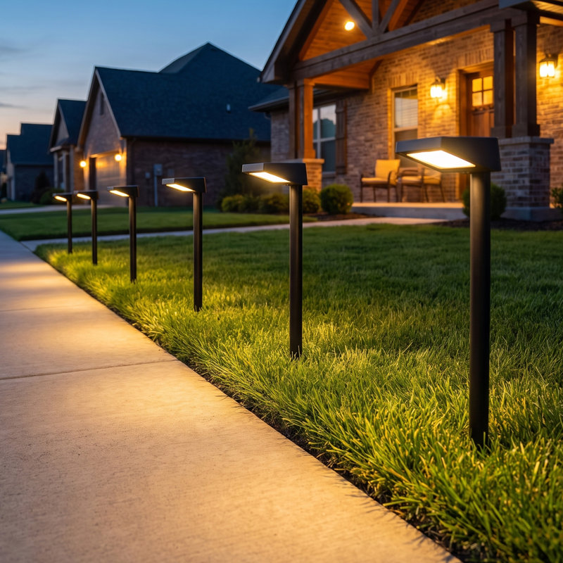 Solar Pathway Lights, 3000K LED Landscape Light
