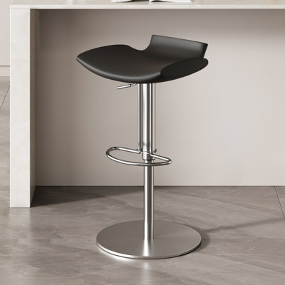 Chaise d'appoint noire et argentée (dossier de 8)