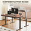 Bureau debout à hauteur réglable de 48 po / 55 po avec tiroir Home Office-1948808686-1957458584