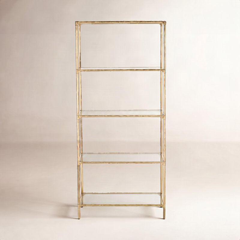 Evelynn Forged Metal Bookshelf