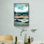 Abstrait coucher de soleil - reproduction d'un seul cadre photo sur toile-1907907505-1907907506