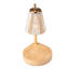 Wood USB Table Lamp
