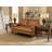 58" Faux Leather Square Arm Loveseat-1591697351