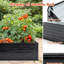 Lit de jardin surélevé en métal galvanisé 6X3x2 Ft