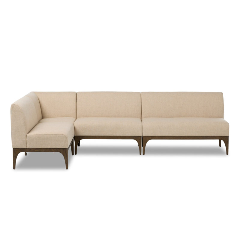 Banquette Ellington 115,5 po, 34.25"H x 108.25"W x 68.5"D
