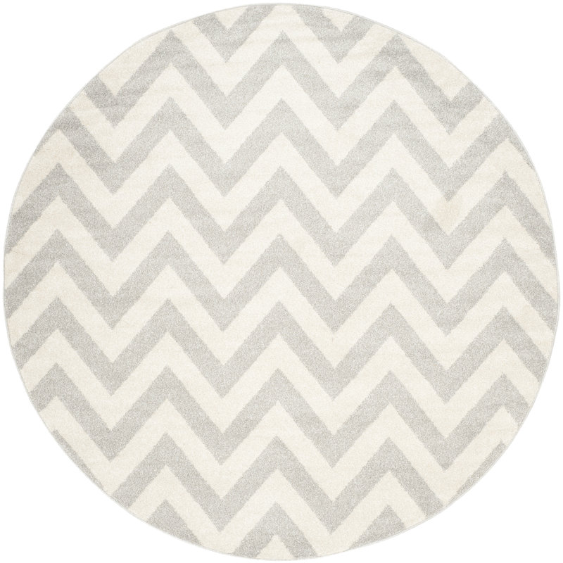 Falstaff Performance Chevron Rug, Round 7'