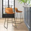 Tabouret de comptoir en simili cuir Aiyana-1260657413-1290092180