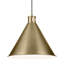Luminaire suspendu conique 1 lumière 14,25 po-1412116695
