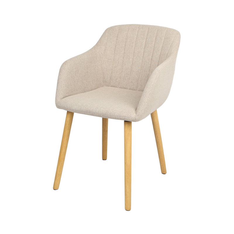 Upholstered Armchair, Beige