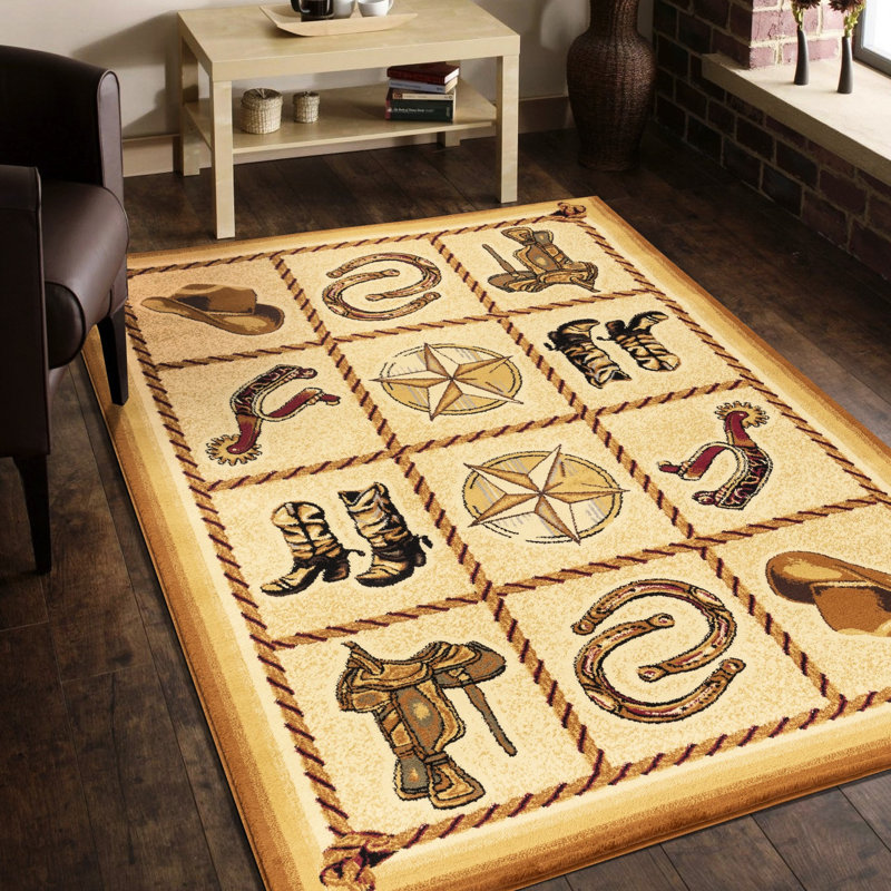 2 pi X 3 po, tapis beige, inspiré, matériau en polypropylène, teinté, pour les ménages actifs et tapis aimant les animaux 2 x 3, 100% polypropylène, teinté, circulation intense et durable, approuvé
