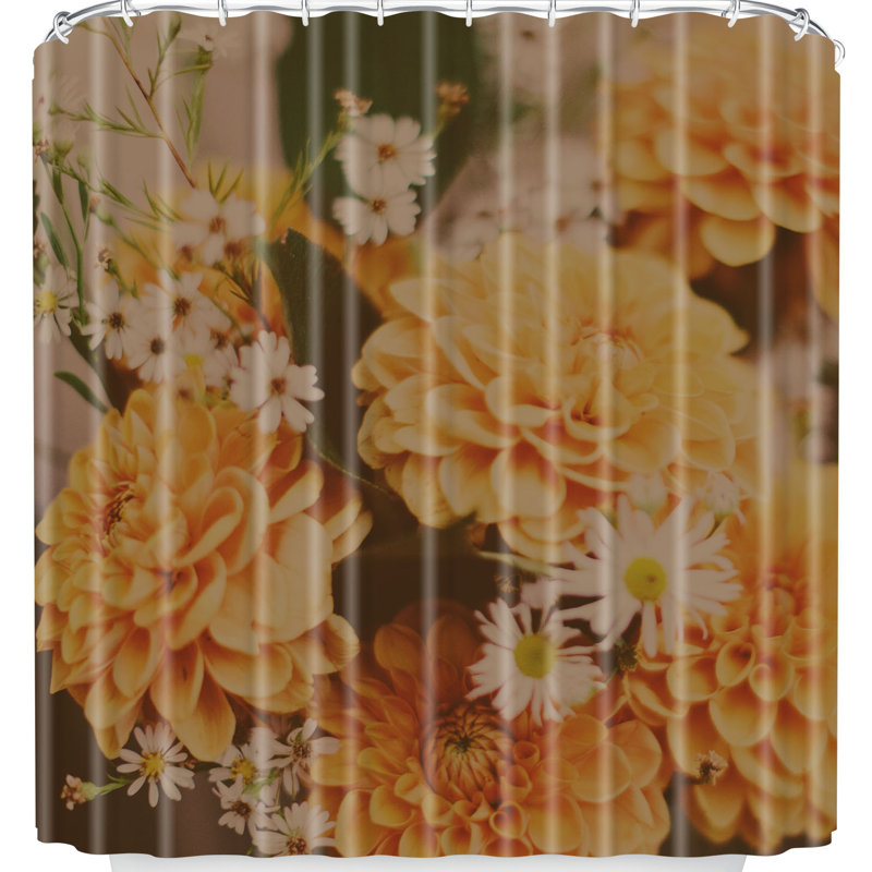 Rideau de douche simple automne floral