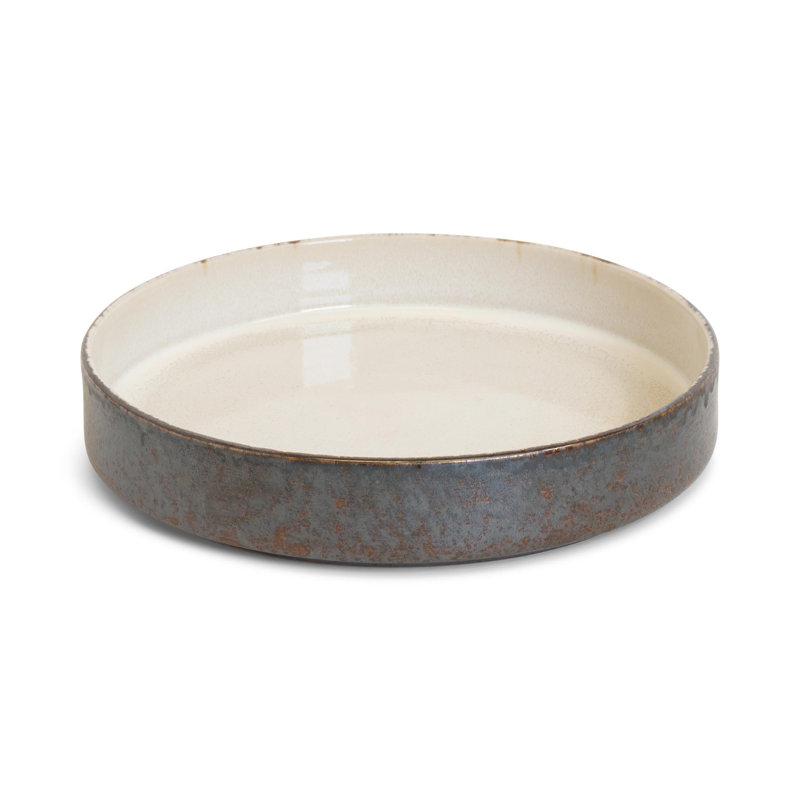 Quartz Edge Shallow Bowl