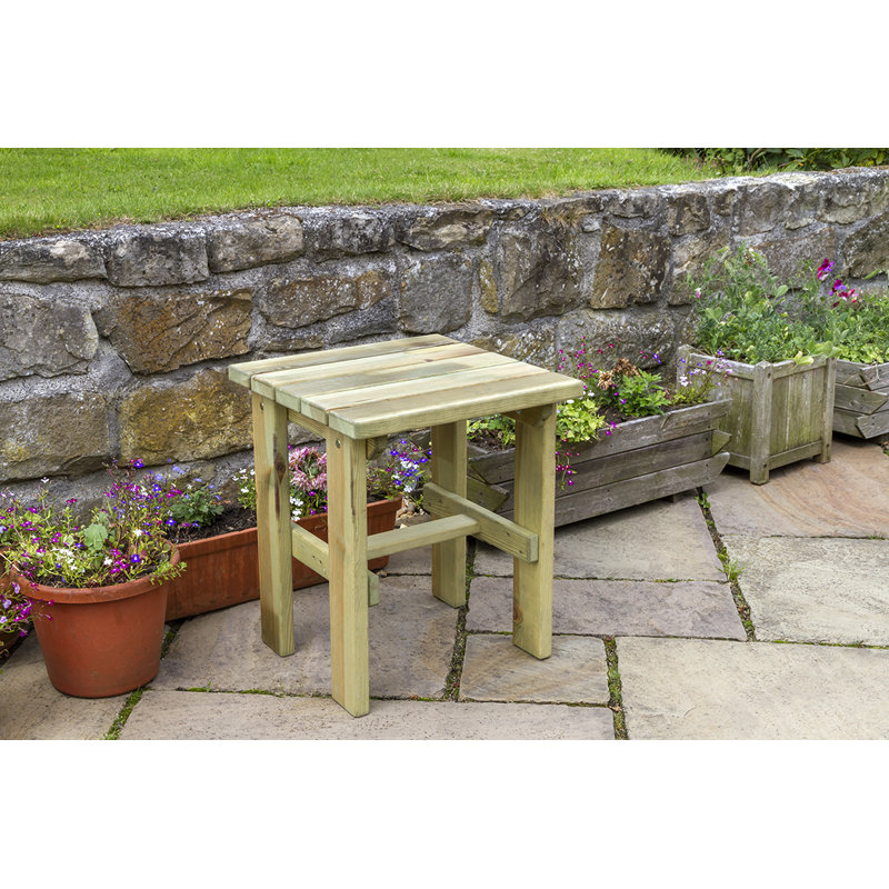 Pauls Valley Square Outdoor Side Table , 47cm cm W 47cm cm D