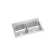 Celebrity 43" L x 22" W Double Basin Drop-in Kitchen Sink