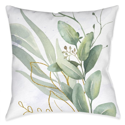 Coussin décoratif d'extérieur Green Gables Blooms