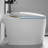 Bidet Included Smart Toilet, Auto Open/Close, Foot Sensor Operated, Siphonic Flushing, Led Display, Bathroom Essential Embedded Open/Close Seat, Sensor, 1.28 Warm Air Dryer, Upgrade-121640351