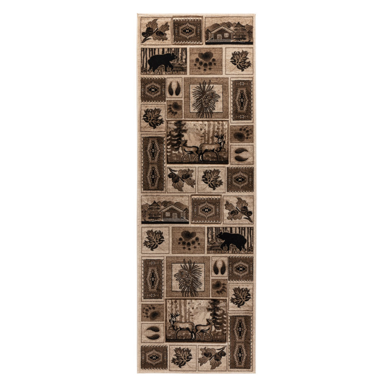 Keele Animal Print Indoor Rug, Runner 2'8" x 8'1"