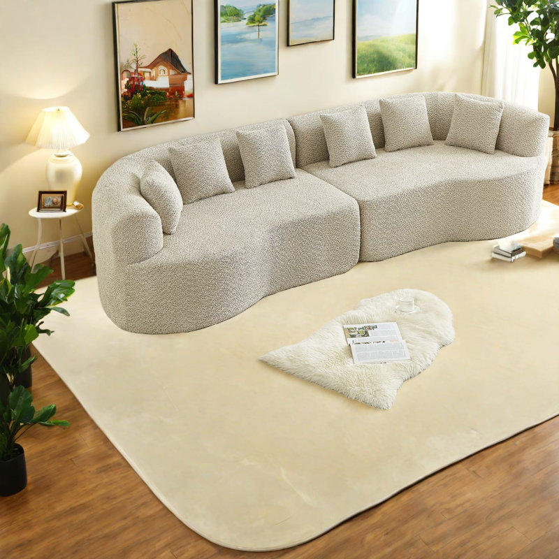 Canapé modulaire en chenille 111,5 pouces Compression Cloud