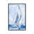 Toile blanche encadrée
