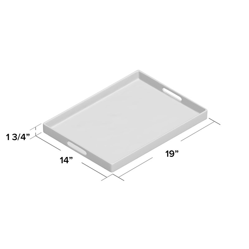 Nieman Plastic / Acrylic Tray, Black