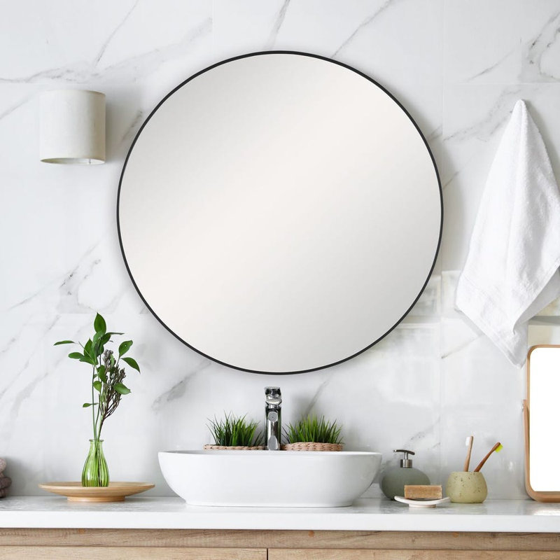  Miroir mural en aluminium, Acier Inoxydable