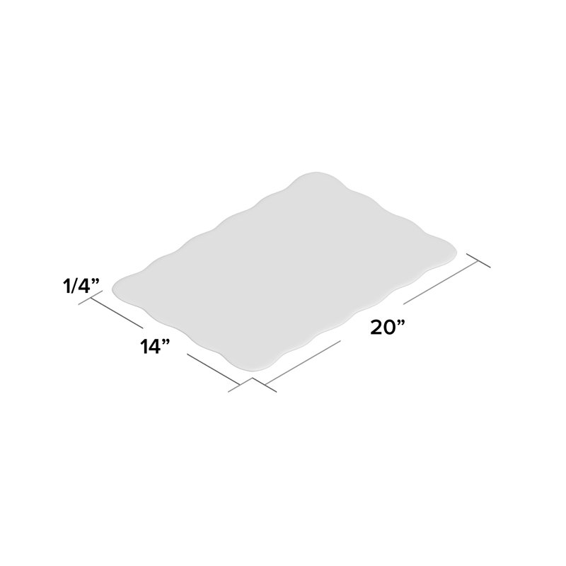 Grover 100% Cotton Rectangle Placemat, White