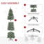 Arbre de Noël artificiel pré-éclairé enneigé-1804311901-1804311900