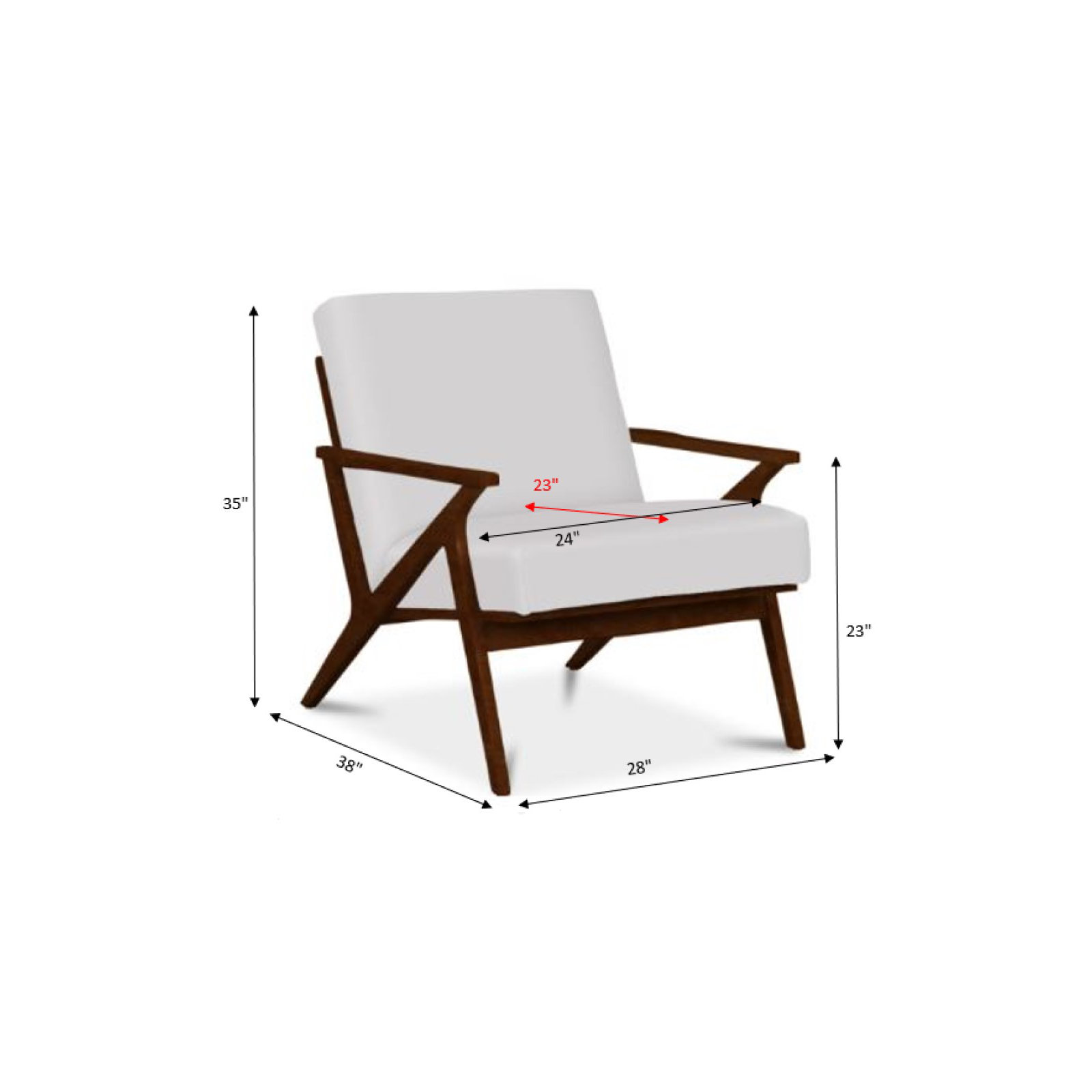 Mansford Upholstered Accent Chair, Ida Graphite, Molasses