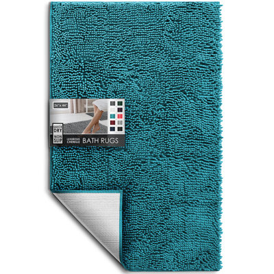 Kalyce Ultra Absorbent Non-Slip Chenille Bath Rug