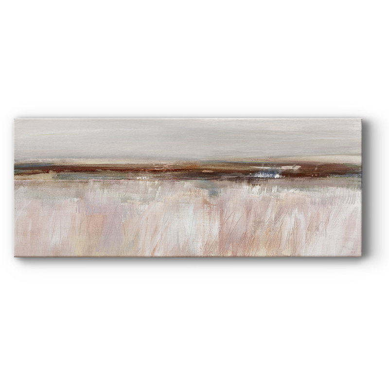 Guilded Field - Impression sur toile tendue, H 20 po x l 50 po x P 1,5 po