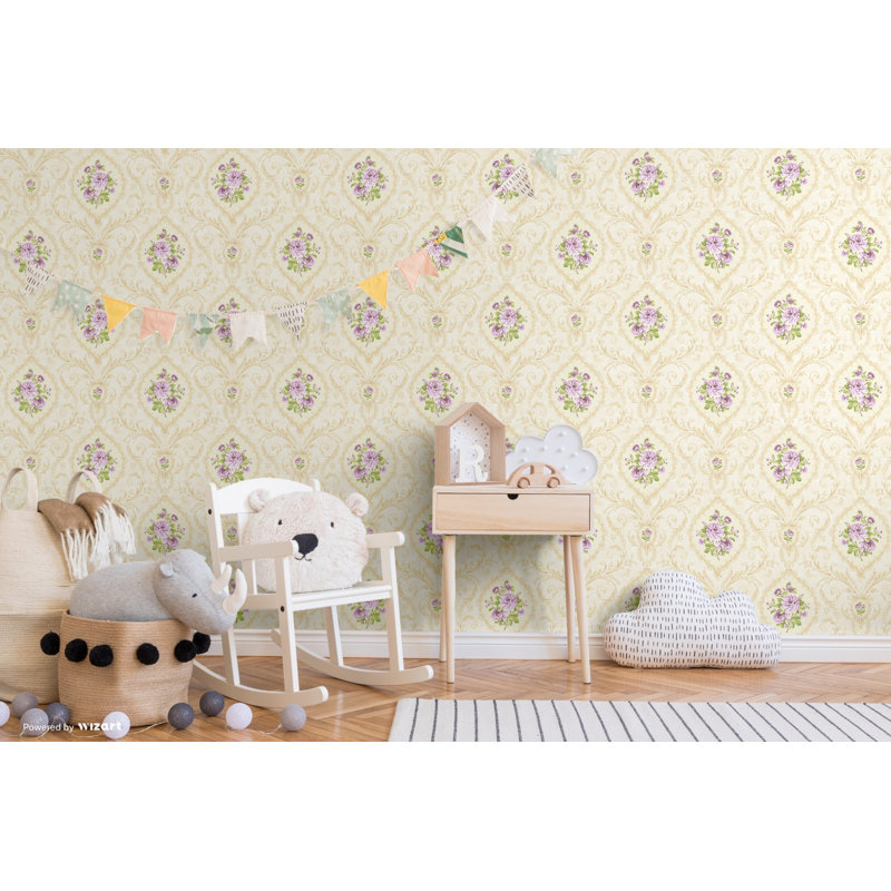 Melandra 10m x 53cm Wallpaper Roll, Purple